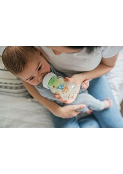 Geniş Ağız Anti-Kolik Cam Biberon 150 ml Fil Desenli Sağlıklı Kullanım İçin modelleri