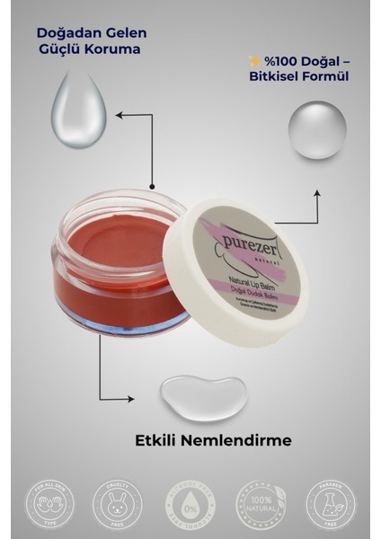 Doğal Dudak Balmı / Lip Balm 10 ml fiyatları