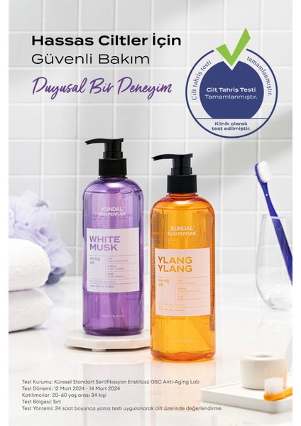 Parfüm Etkili Besleyici ve Nemlendirici Şampuan Kundal Rich Perfume Shampoo 500ML (Ylang Ylang)