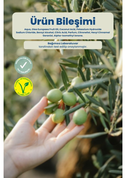 Sıvı El Sabunu Zeytinyağlı 5 L Refill | %100 Saf Zeytinyağlı | Vegan Ve Doğal İçerik | Kolay Durulanır fırsatları