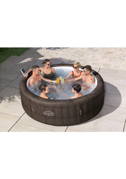 Lay-Z-Spa® Bali Smart Airjet™ 6001P Enerji Tasarruflu Şişme Spa Havuzu, Mobil Uygulama Kontrollü, 5-7 Kişilik modelleri