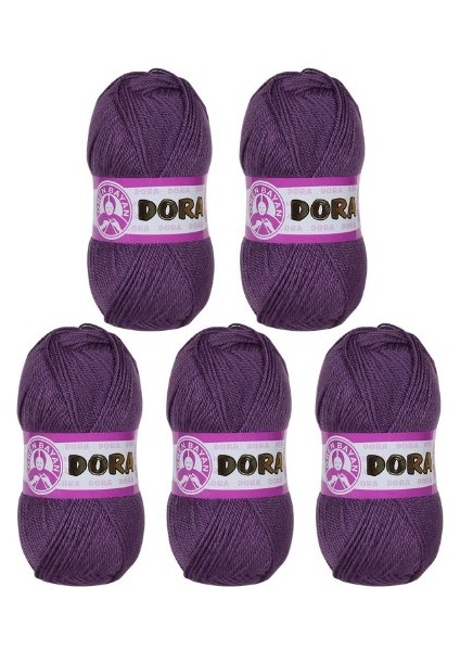 Ören Bayan Dora Örgü İpi - Leylak - 5'Li Paket - ( Renk Kodu : 104 ) fiyatları