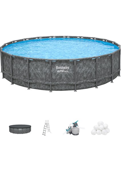 ® Apx 365™ 561KE Çember Prefabrik Havuz Seti 6,10 M x 1,32 M