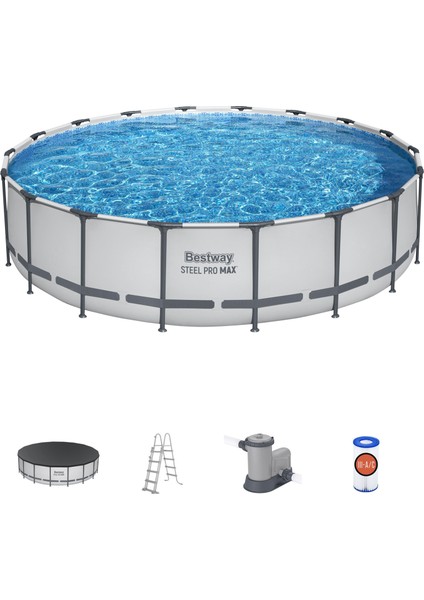® 56462 Steel Pro Max™ Prefabrik Yer Üstü Havuz Seti 5,49 M x 1,22 M
