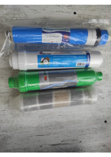 Filtre Seti 4'lü Tatlandırıcı Mineral Alkali Membran Set