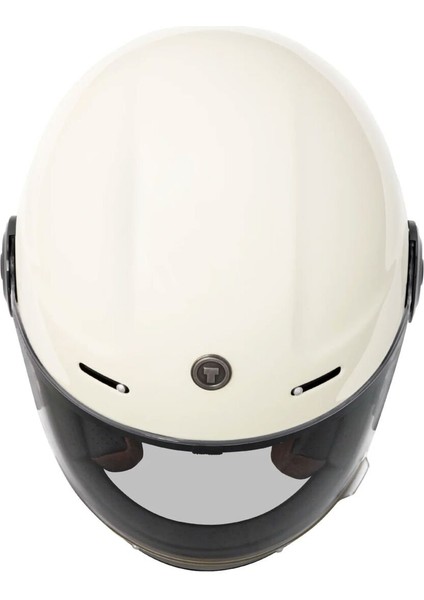 T-1 Newport Breakers Kapalı Motosiklet Kaskı Krem modelleri