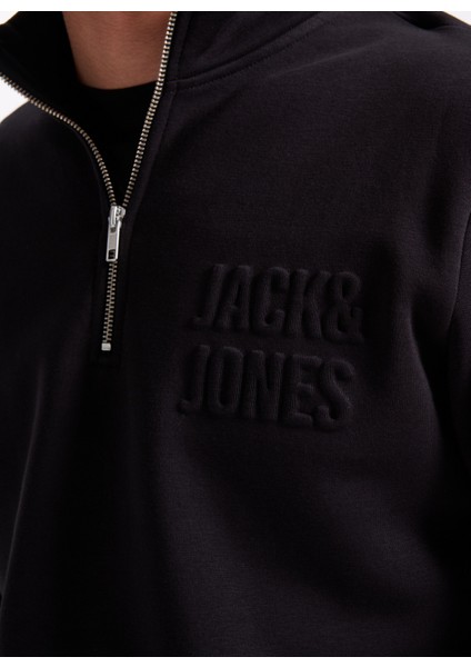 Dik Yaka Siyah Erkek Sweatshırt 12299799 Jornewove Sweat Smu indirimleri