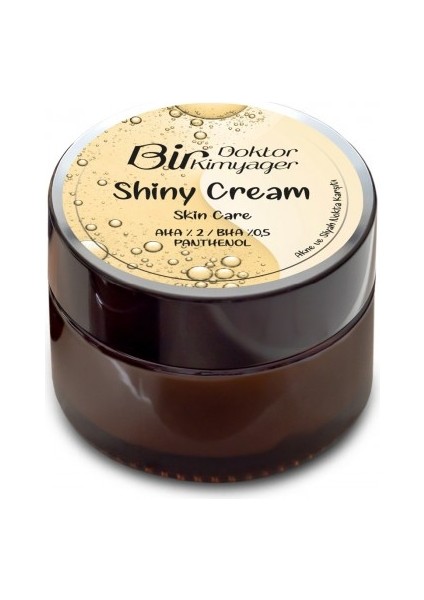 Shiny Cream (Akneli ve Siyah Noktalı Ciltler Için %2 Aha %0.5 Bha) (50 Ml)