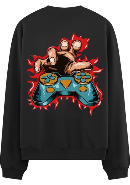 Kontrol Çığlığı Oversize Sweatshirt