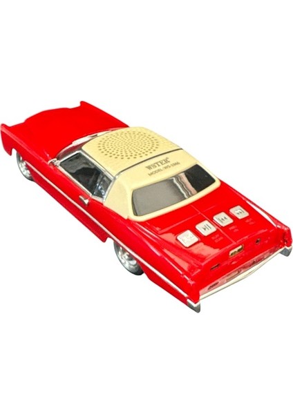 Wster WS-1966 Araba Görünümlü Taşınabilir Kablosuz Bluetooth Hoparlör