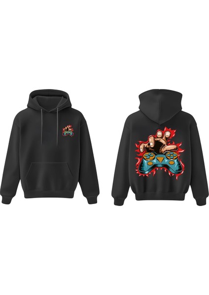 Kontrol Çığlığı Oversize Hoodie