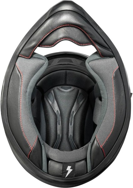 T-15 Route Kapalı Motosiklet Kaskı Siyah Beyaz indirimleri