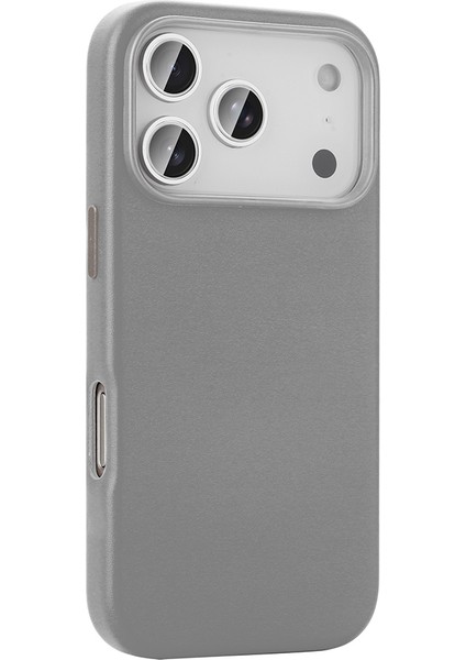 iPhone 17 Pro Kılıf M-Safe Şarj Özellikli Pu Deri Görünümlü Gkm Kupra Kapak - Siyah modelleri