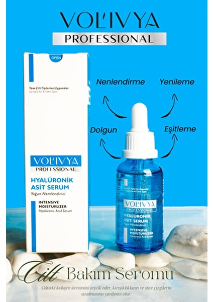 Yoğun Cilt Nemlendirici Hyalüronik Asit Serum Tüm Cilt Tipleri İçin 30 ml Aydınlatıcı Etki fırsatları