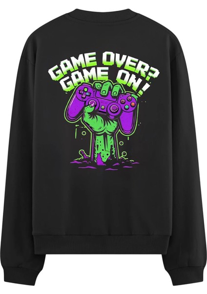 Ölümsüz Kontrol Oversize Sweatshirt