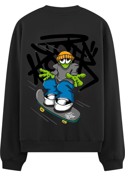Street Monster Oversize Sweatshirt