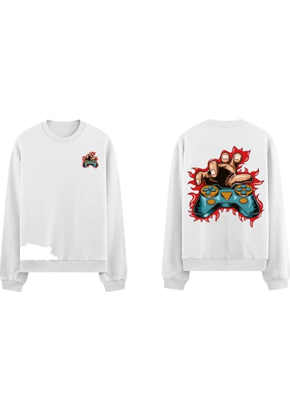 Kontrol Çığlığı Oversize Sweatshirt