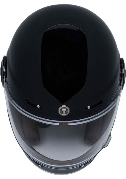 T-1 Newport Kapalı Motosiklet Kaskı Siyah modelleri