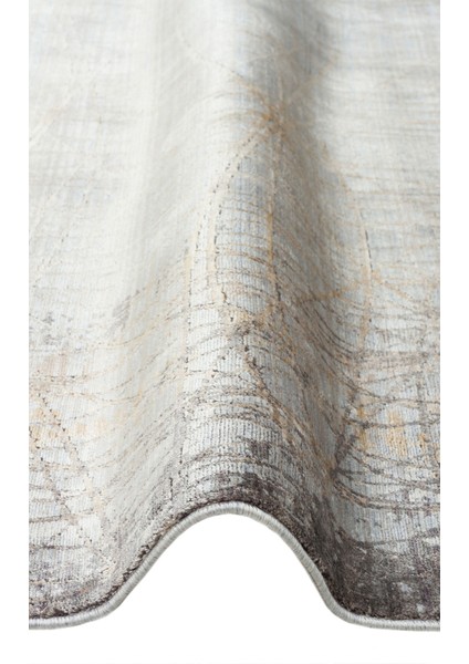 Mahal MHL 09 Gri Altın - Viskon Halı | Sık Dokuma Salon Halısı fırsatları