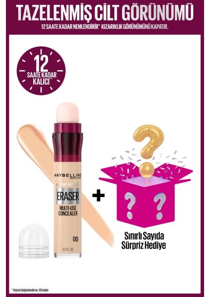 İnstant Anti Age Eraser Kapatıcı - 00 Ivory + Sürpriz Hediye