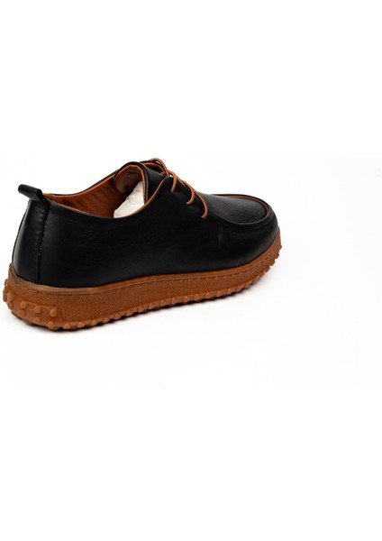 2610 Missmamma Siyah Deri Günlük Kadın Ayakkabı fırsatları