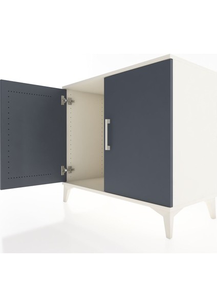 Hyperion Şifonyer 2 Kapaklı 88X44X80 Aytaşı-Antrasit indirimleri