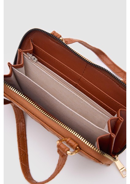 Klosa Taba Renk Çapraz Çanta Cüzdan fırsatları