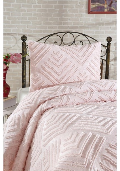 Pine 2 Parça Tek Kişilik Pike Takımı Pudra fiyatları