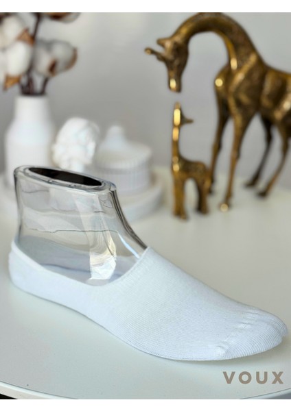 Silikonlu Çok Renkli Erkek Babet Çorap 4 'lü modelleri