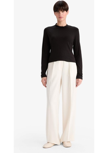 Bisiklet Yaka Uzun Kollu Üst-Fall In LOVE F5034AX25WN fiyatları