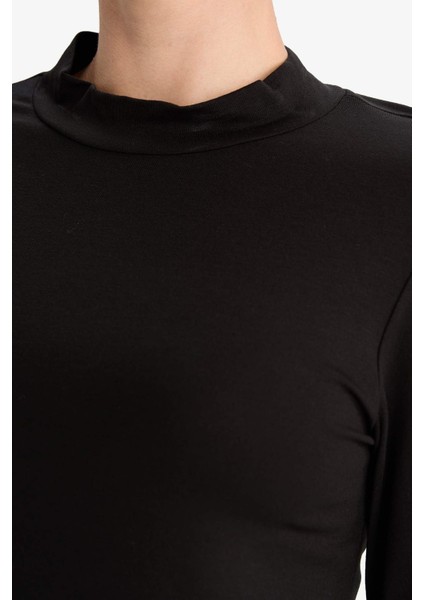 Bisiklet Yaka Uzun Kollu Üst-Fall In LOVE F5034AX25WN indirimleri