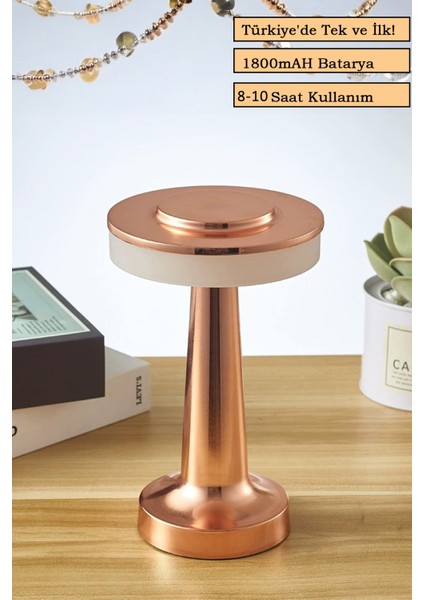 Dekoratif Dokunmatik Masa Lambası Şarjlı Dim Edilebilir fırsatları