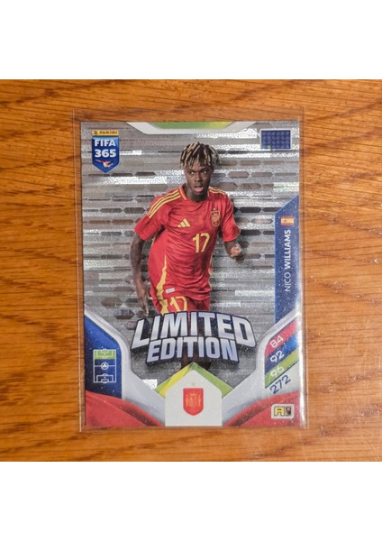 2026 Nico Williams Limited Edition Oyun Kartı
