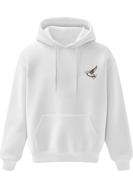 Kanatlı Manifesto Oversize Hoodie