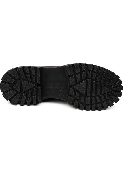 620 Massima Kalın Taban Kahverengi Süet Günlük Kadın Ayakkabı indirimleri