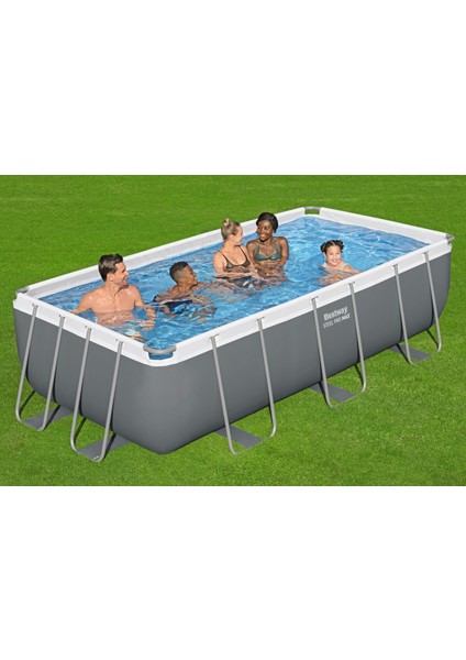 ® 56442 Power Steel™ Prefabrik Yer Üstü Havuz Seti 4,04 M x 2,01 M x 1,00 M fiyatları