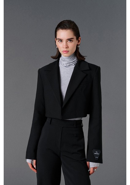 Crop Blazer Ceket