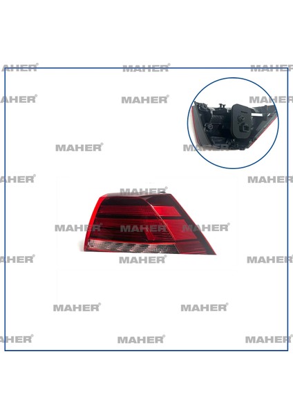 STOP LAMBASI GOLF7 2017-2020 LED TREND-COMF. DIŞ SAĞ 5G0945096Q