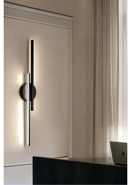 Modern Kablosuz Çift Yönlü Tak Çalıştır Ledli Pilli Aplik Banyo Tablo Ayna Aydınlatma Mat Beyaz Kasa fırsatları