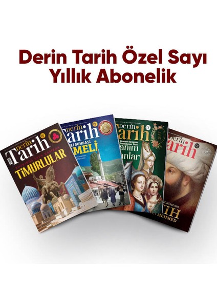 Derin Tarih Özel Sayı Abonelik
