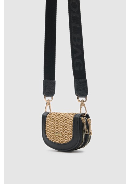 Jefece Siyah Hasır Çanta Cüzdan modelleri