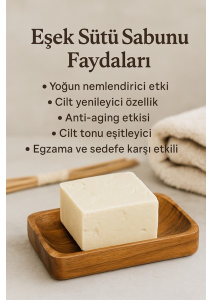2 Adet Eşek Sütü Sabunu – Doğal Kolajen Destekli Yüz ve Vücut Sabunu 110G fırsatları