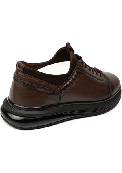 5019 Streç Kahverengi Deri Günlük Erkek Ayakkabı fırsatları