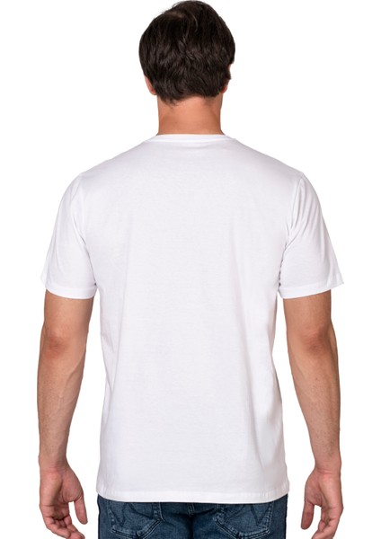 Özkan 12420 Erkek %100 Pamuklu Likrasız Penye Süprem Kumaş Kapalı Yaka Kısa Kollu T-Shirt