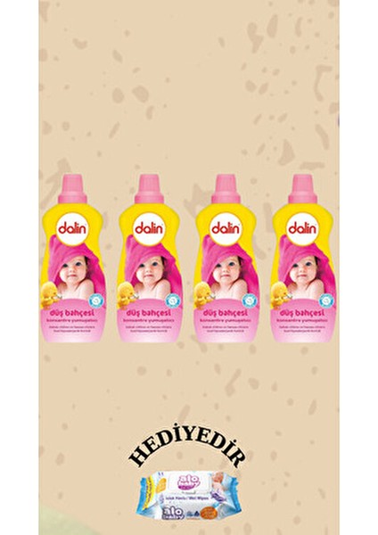 Konsantre Yumuşatıcı Düş Bahçesi Bebekler İçin 1200 ml x 4 Adet Hipoalerjenik Formül fiyatları