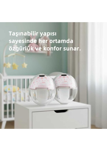 P8 Pro 180 ml Yeni Nesil iç Motorlu Giyilebilir Elektrikli Göğüs Pompası Süt Pompası