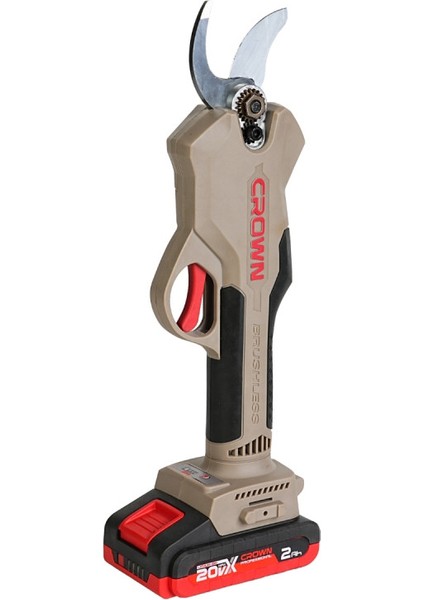 Akülü Dal Budama Makası 20V-2AH CT29001HX-2 Tb Çift Akülü Şarjlı Dal Budama Makinesi