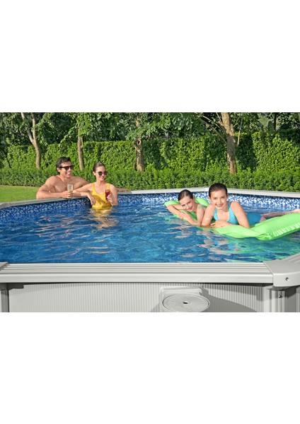 56574 Hydrium™ Çelik Duvarlı Prefabrik Yer Üstü Havuz Seti 3,66 M x 1,22 M modelleri