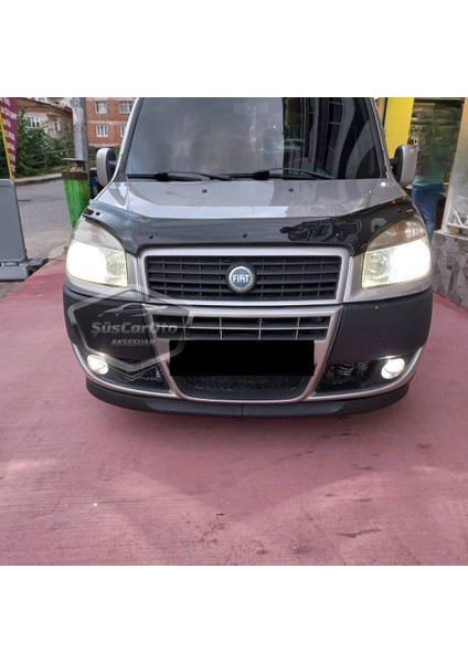 Fiat Doblo D2 2005-2010 Uyumlu Üniversal Astra H Lip Esnek Ön Lip 2 Parça Tampon Altı Dil Karlık Ön Ek
