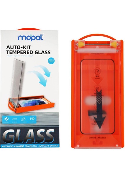 Redmi 14 Ultra 5 Li Aparatlı Kolay Takılabilen Auto-Kit Temperli Cam Ekran Koruyucu